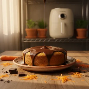 Bolo de cenoura na air fryer: receita facil e fofinha